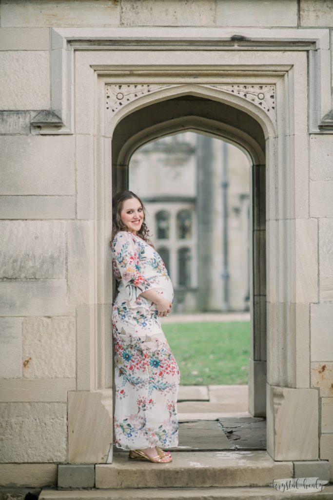 Hartwood Acres Mansion Maternity Session Krystal Healy Photography