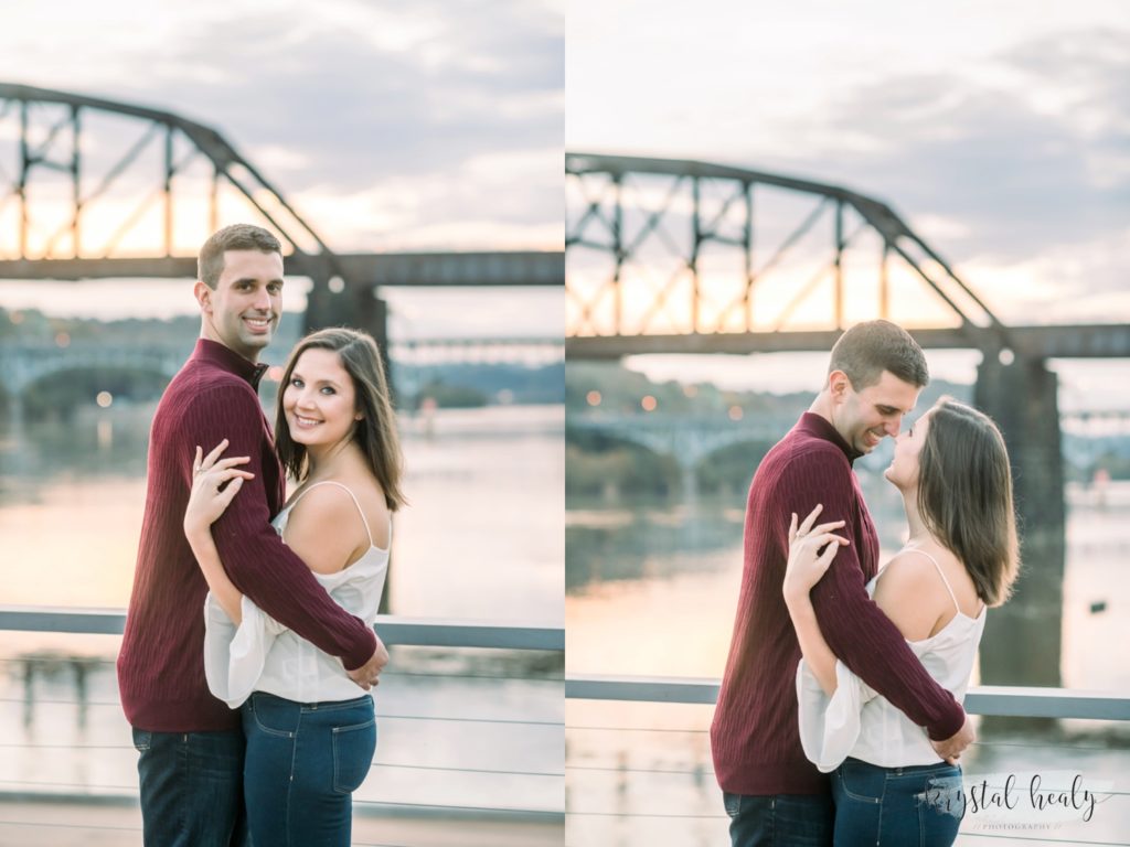 Riverfront Weddings Engagement Session Krystal Healy Photography