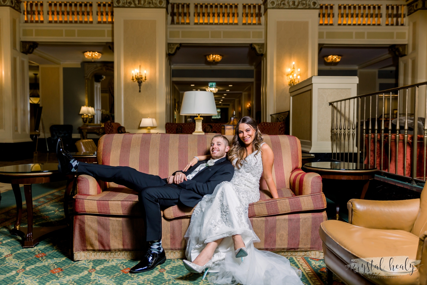 Omni William Penn Hotel Wedding Krystal Healy Photography