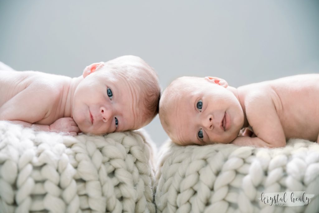 Newborn Twins Session Krystal Healy Photography