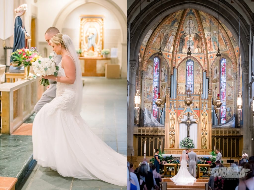 St Bernard Catholic Church Wedding Krystal Healy Photography
