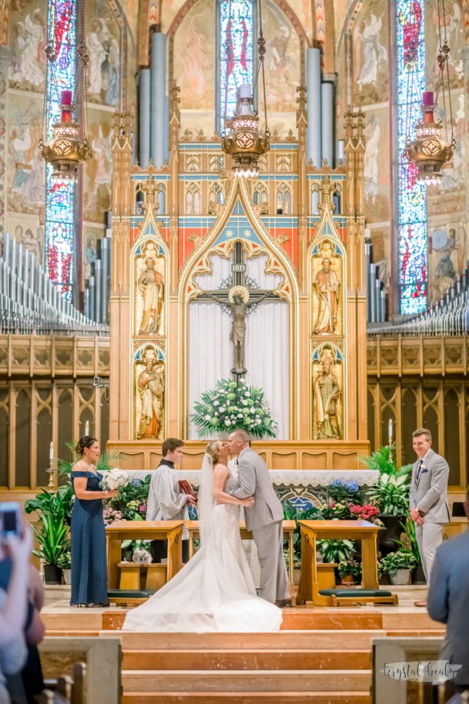St Bernard Catholic Church Wedding Krystal Healy Photography